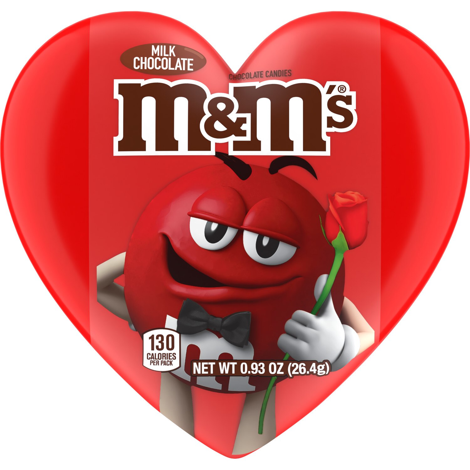 M&M's M&Ms Valentines Day Milk Chocolate Candy-Filled Heart Tin, 0.93 Oz , CVS