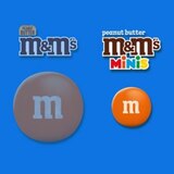M&M'S Minis Peanut Butter Milk Chocolate Candy, Sharing Size, 8.6 Oz, thumbnail image 4 of 9