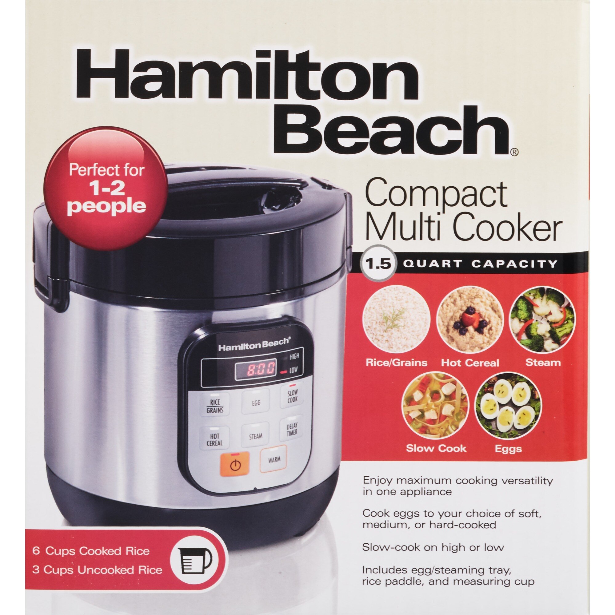 Hamilton Beach, Compact Multi Cooker , CVS