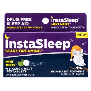  InstaSleep Start Dreaming Drug-Free Sleep Aid Quick Melt Tablets, 16CT 