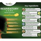Herbion Naturals Respiratory Care Herbal Granules, Natural Lemon Flavor, 10 CT, thumbnail image 4 of 5