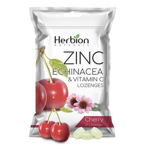 Herbion Naturals Zinc Echinacea & Vitamin C Lozenges, Orange, 25 Ct , CVS