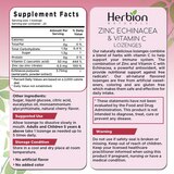 Herbion Naturals Zinc Echinacea & Vitamin C Lozenges, Orange, 25 CT, thumbnail image 3 of 5