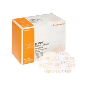 Smith And Nephew IV3000 Frame Delivery Catheter Dressing 2-3/8 x 2-3/4 in, 100CT