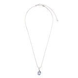 I AM Jewelry Zirconia Stone Silver Necklace, thumbnail image 1 of 3