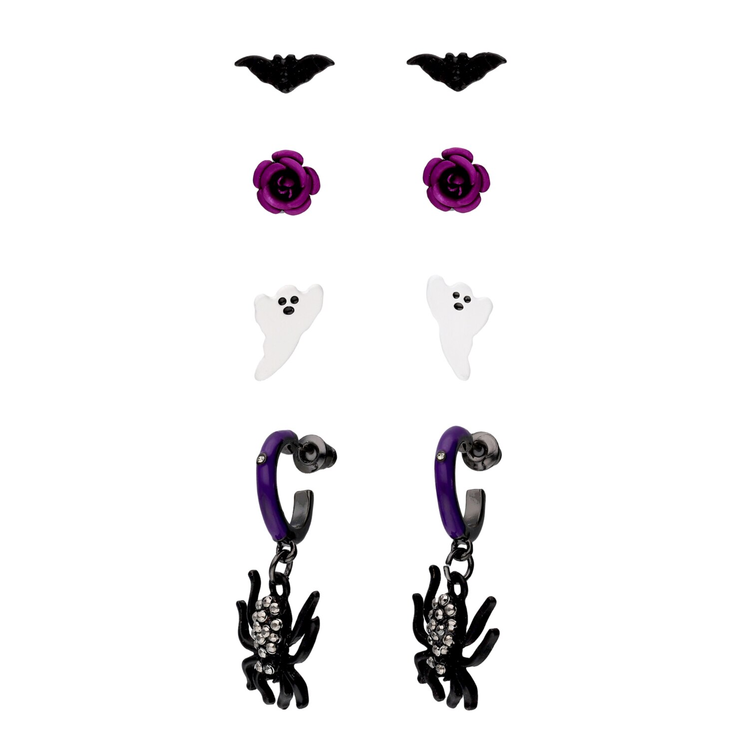 I AM Jewelry Halloween Earring Set, 8CT