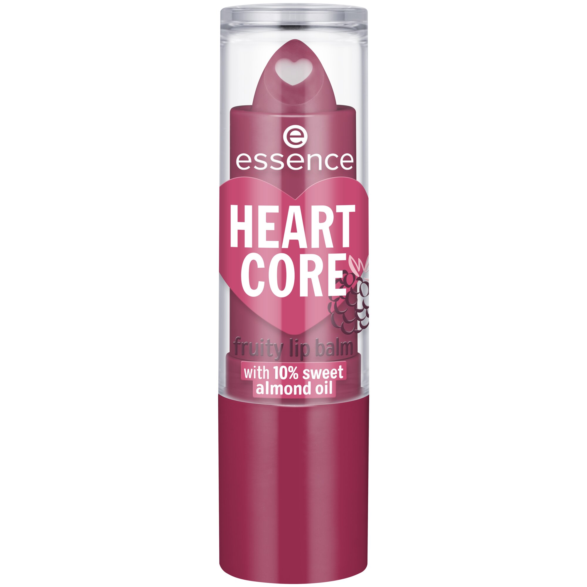 Essence Heart Core Fruity Lip Balm Bold Blackberry 05 , CVS