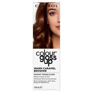 Clairol Color Gloss Up Temporary Hair Dye, Warm Caramel Brownie - 5.76 Oz , CVS