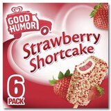 Good Humor Ice Cream & Frozen Dessert Bars, Strawberry Shortcake, 6 CT, thumbnail image 1 of 6