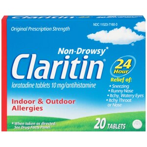  Claritin Non-Drowsy Allergy Relief Tablets 