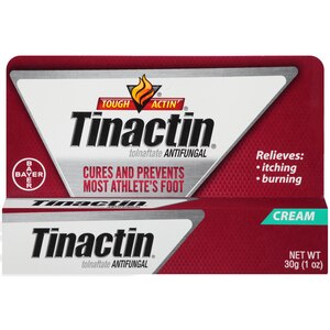 Tinactin - Crema de tratamiento antifúngico para el pie de atleta, 1 oz