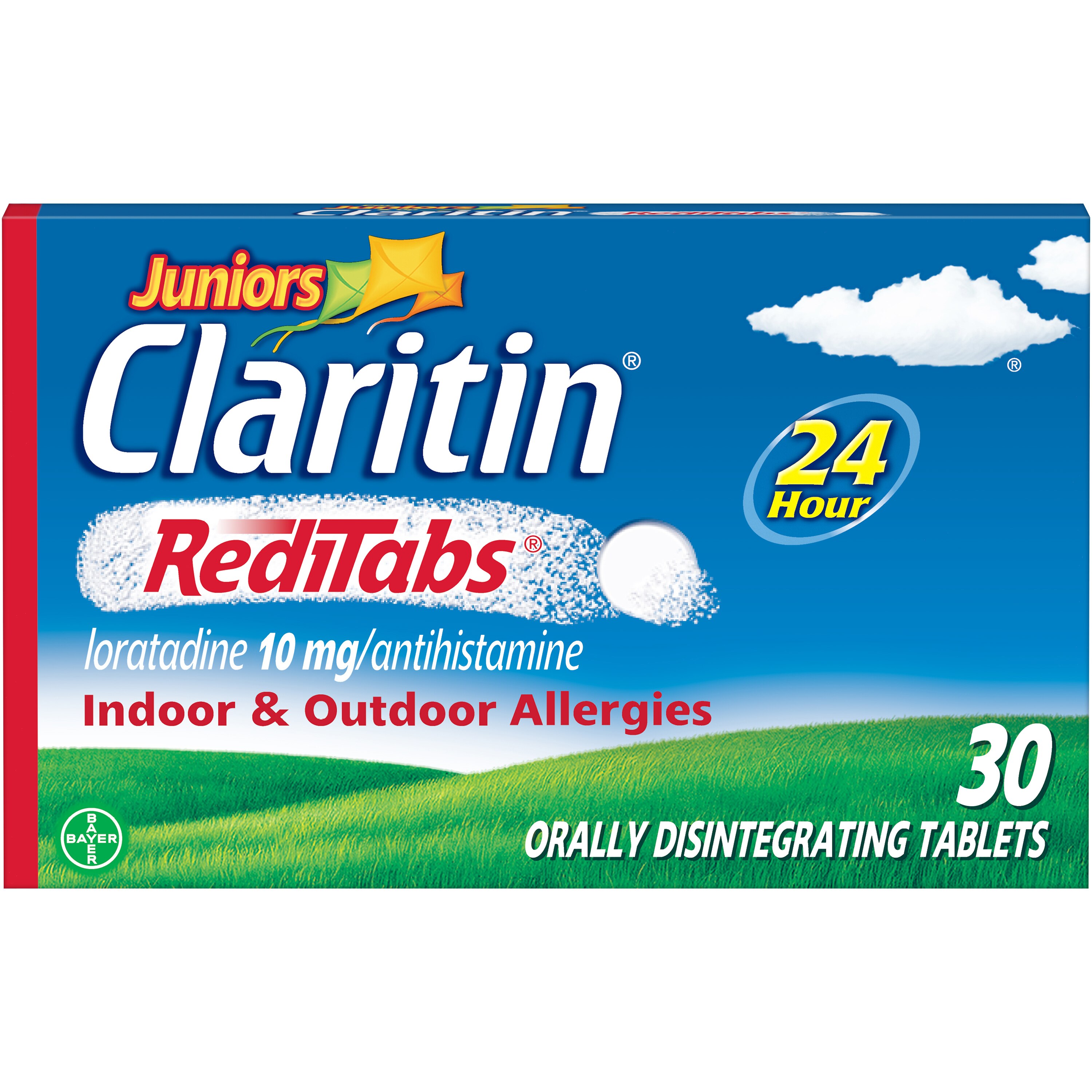 Junior's Claritin 24 Hour Non-Drowsy Allergy  RediTabs, 10mg, 30 count