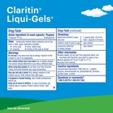 Claritin 24HR Non Drowsy Allergy Relief Liqui-Gels, thumbnail image 4 of 7