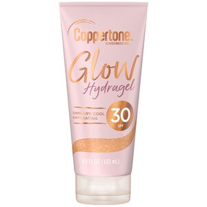 Coppertone Glow Hydragel SPF 30 Sunscreen Lotion With Shimmer, 4.5 Oz , CVS