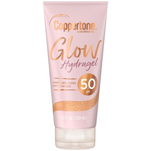Coppertone Glow Hydragel Sunscreen Lotion With Shimmer - 4.5 Oz , CVS