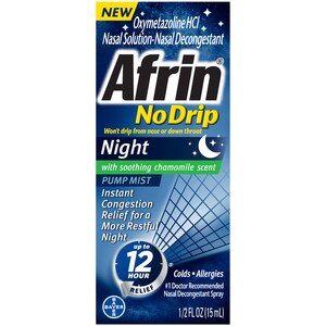 Afrin No Drip Night Pump Nasal Mist - 15 mL