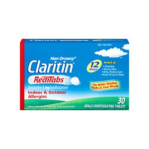  Claritin RediTabs Non-Drowsy Allergy Relief Orally Disintegrating Tablets 