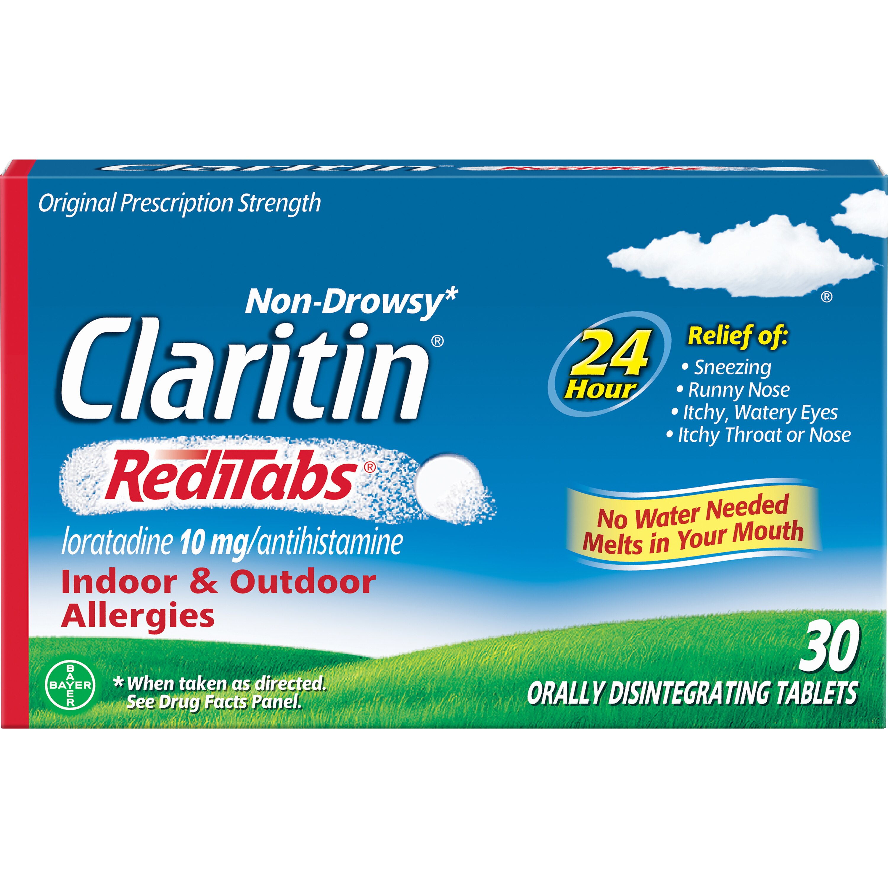Claritin 24HR Non Drowsy Allergy Relief RediTabs, 30 Ct , CVS