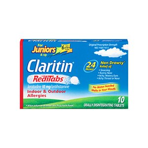  Children's Claritin RediTabs Non-Drowsy Allergy Relief Orally Disintegrating Tablets, 10 CT 
