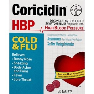 Cold Medicine Decongestant For High Blood Pressure Cvs Pharmacy