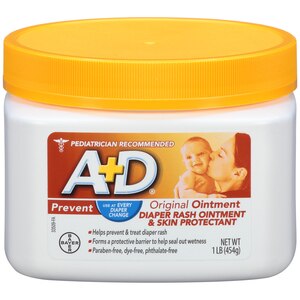 A+D Original Diaper Rash Ointment, Skin Protectant
