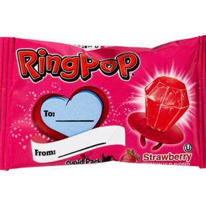 Valentine's Day Ring Pop, Strawberry, 0.5 Oz , CVS