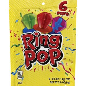 Ring Pop, 6 CT