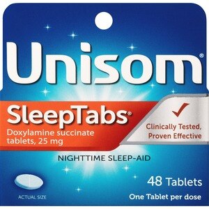 Unisom SleepTabs, Nighttime Sleep-aid, Doxylamine Succinate, 48 CT