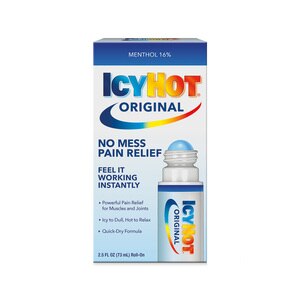 Icy Hot Medicated Pain Relief Liquid with No Mess Applicator, 2.5 OZ