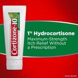 Cortizone 10 Maximum Strength Hydrocortisone Anti-Itch Relief Cream, 1 OZ, thumbnail image 4 of 8