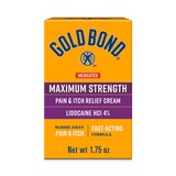 Gold Bond Medicated Pain and Itch Relief Cream with Lidocaine, 1.75 OZ, thumbnail image 1 of 7