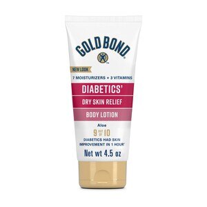 Gold Bond Ultimate - Loción hidratante para el alivio de la piel seca en diabéticos, 4.5 oz