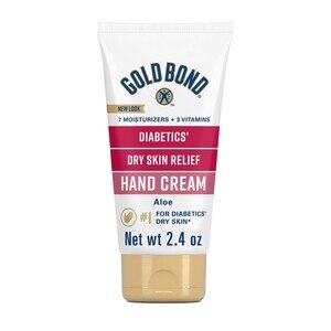 gold bond ultimate diabetics' dry skin relief - crema para manos, 2.4 oz