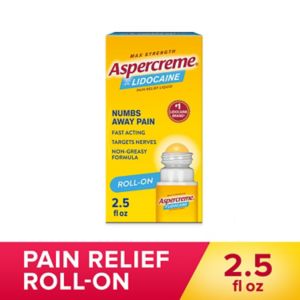 Aspercreme Lidocaine Pain Relief Liquid Roll-On, 2.5 FL Oz, Odorless - 2.5 Oz , CVS