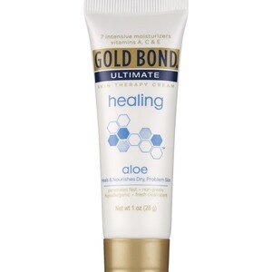 Gold Bond Ultimate Healing Skin Therapy Lotion With Aloe, Non-Greasy & Hypoallergenic, 1 OZ 