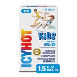 Icy Hot Kids No-Mess Pain Relief Roll-On Liquid, 1 OZ, thumbnail image 1 of 9