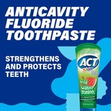 ACT Kids Fluoride Toothpaste, Wild Watermelon, 4.6 OZ, thumbnail image 4 of 7