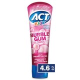 ACT Kids Anticavity Fluoride Toothpaste, Bubble Gum Blowout, thumbnail image 1 of 7