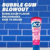 ACT Kids Anticavity Fluoride Toothpaste, Bubble Gum Blowout, thumbnail image 3 of 7