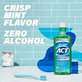 ACT Anticavity Zero-Alcohol Fluoride Mouthwash, Mint, thumbnail image 4 of 7