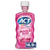 ACT Kids Anticavity Fluoride Rinse, Bubblegum Blowout, 16.9 OZ, thumbnail image 1 of 7