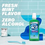 ACT Total Care Zero-Alcohol Anticavity Fluoride Mouthwash, Fresh Mint, thumbnail image 4 of 7