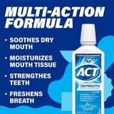 ACT Dry Mouth Anticavity Zero-Alcohol Fluoride Mouthwash with Xylitol, Soothing Mint, thumbnail image 5 of 7