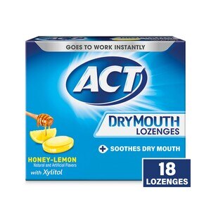 ACT Dry Mouth Lozenges With Xylitol, Sugar Free