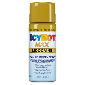 Icy Hot Max Lidocaine Pain Relief Dry Spray, 4 Oz , CVS