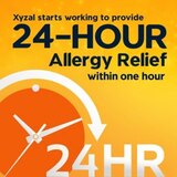 Xyzal Allergy 24HR Allergy Relief, 5mg Levocetirizine Dihydrochloride, thumbnail image 4 of 7