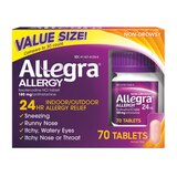 Allegra Allergy 24HR Non Drowsy Antihistamine Tablets, thumbnail image 1 of 7