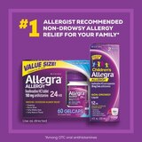 Allegra Allergy 24HR Non Drowsy Antihistamine Gelcaps, thumbnail image 4 of 7