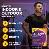 Allegra Allergy 24HR Non Drowsy Antihistamine Tablets, thumbnail image 3 of 7