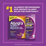 Allegra Allergy 24HR Non Drowsy Antihistamine Tablets, thumbnail image 4 of 7